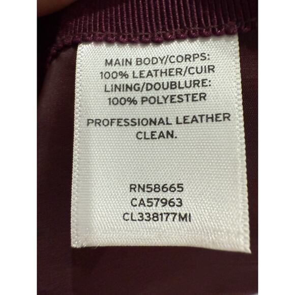 CLASSIQUES Entire Leather party Skirt Size 12 LINED MSRP: $350.00 EUC - Picture 7 of 7